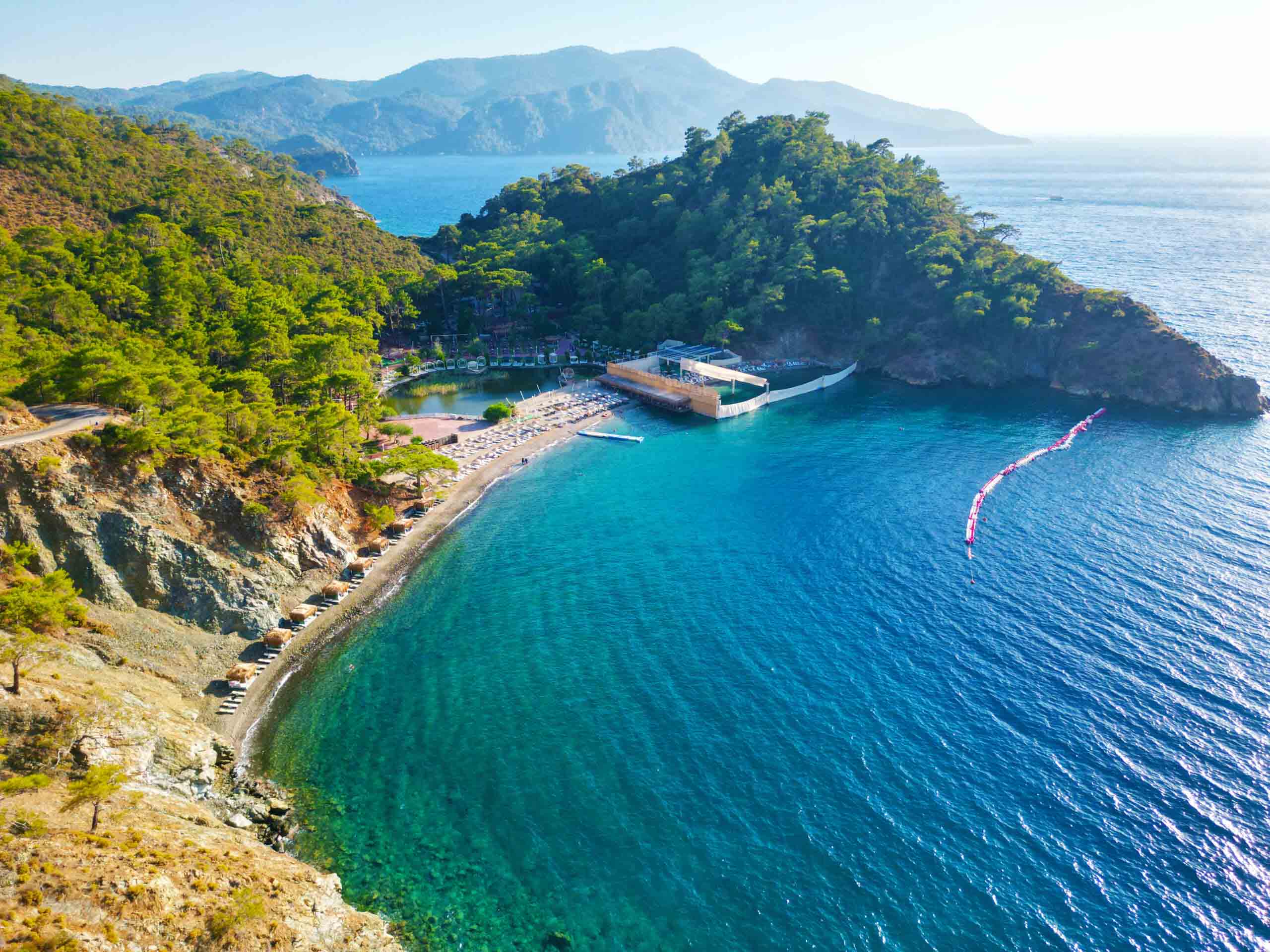 Fethiye kuleli beach kadınlar plajı